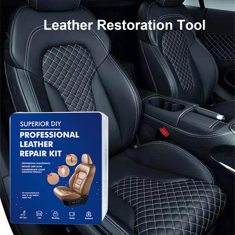Furniture Repair Kit Auto Interior Care Leather Restoration Kit Car Detailing 7 Colors Leather Scratch Repairing Tool Set