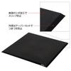 HOZAN Conductive Cushion RoHS Fatigue Rubber Moderate 500 x 500 Mat, Anti-Static, Compliant, Reducing, High-Resilience Sponge, Lightweight, Firmness,