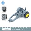 Big Size Block Bricks Train Tracks  Traffic Stop Lights Straight Duploes Black Accessories Diy Hot Toys For Children Baby Gift