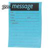 Student Class Notepads Fluorescent Horizontal Line Sticky Notepad Strong Adhesive Removable Memo Portable Journal Labels Pad Multi-color Lined Paper