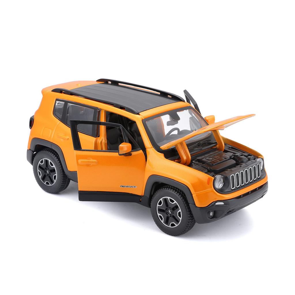 Maisto Jeep Renegade Orange Diecast Miniature Finished Model 31282 1/24 / Car,