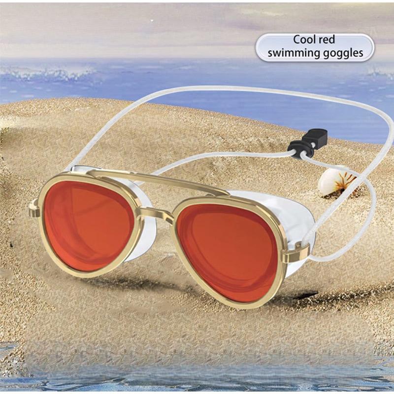 Gafas de natación antivaho de visión completa Gafas de natación antivaho profesionales de ángulo completo Gafas de natación para hombre y mujer Gafas retro
