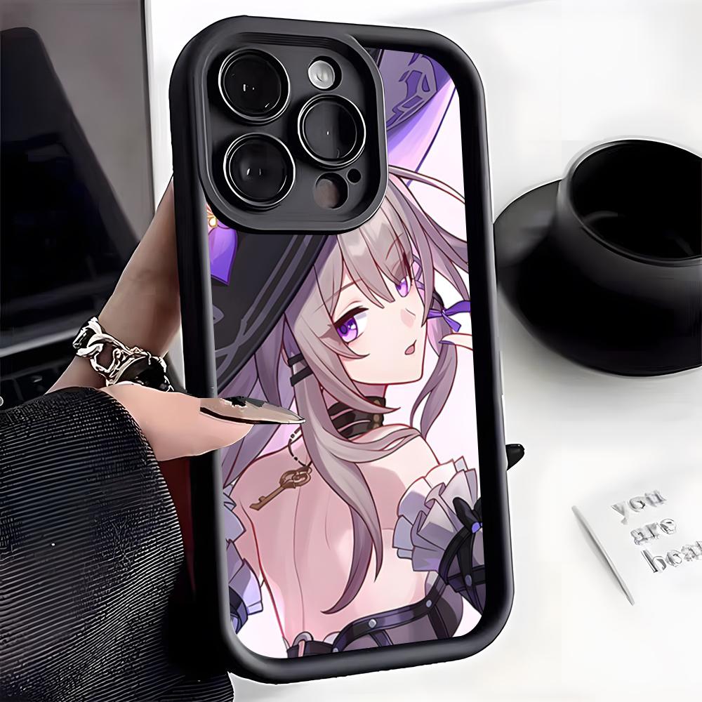 

Чехол для телефона Honkai Star Rail Herta для iPhone 17 Pro Max 16 15 14 Pro Max iPhone 13 Pro Max 11 Plus Силиконовый чехол iPhone 14