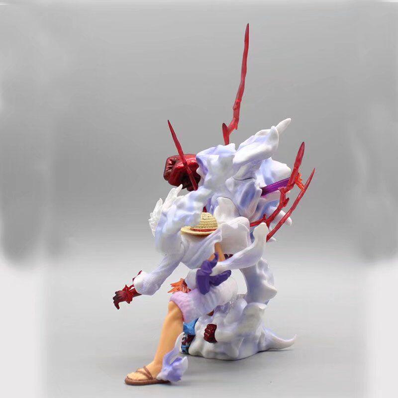 Pirate Gear 5 Luffy Sun God Onigashima Final Battle Awakening Figure Model