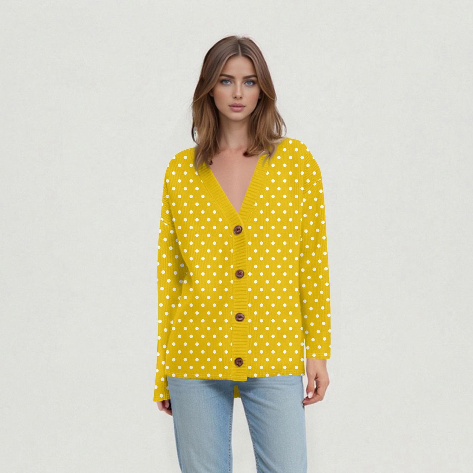 

Женские повседневные топы на каждый день Вязаный кардиган-жакет XL