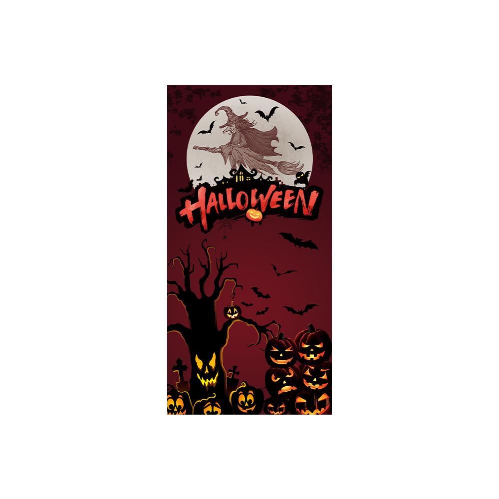 Day of the Dead Festival Polyester Door Banner - Customizable Party Decoration