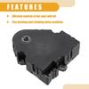 HVAC Heater Blend Door Actuator No.89018676 - Car Air Door Actuator Replacement - for Chevrolet Trailblazer 2003-2009 Plastic Black - 1 Pc