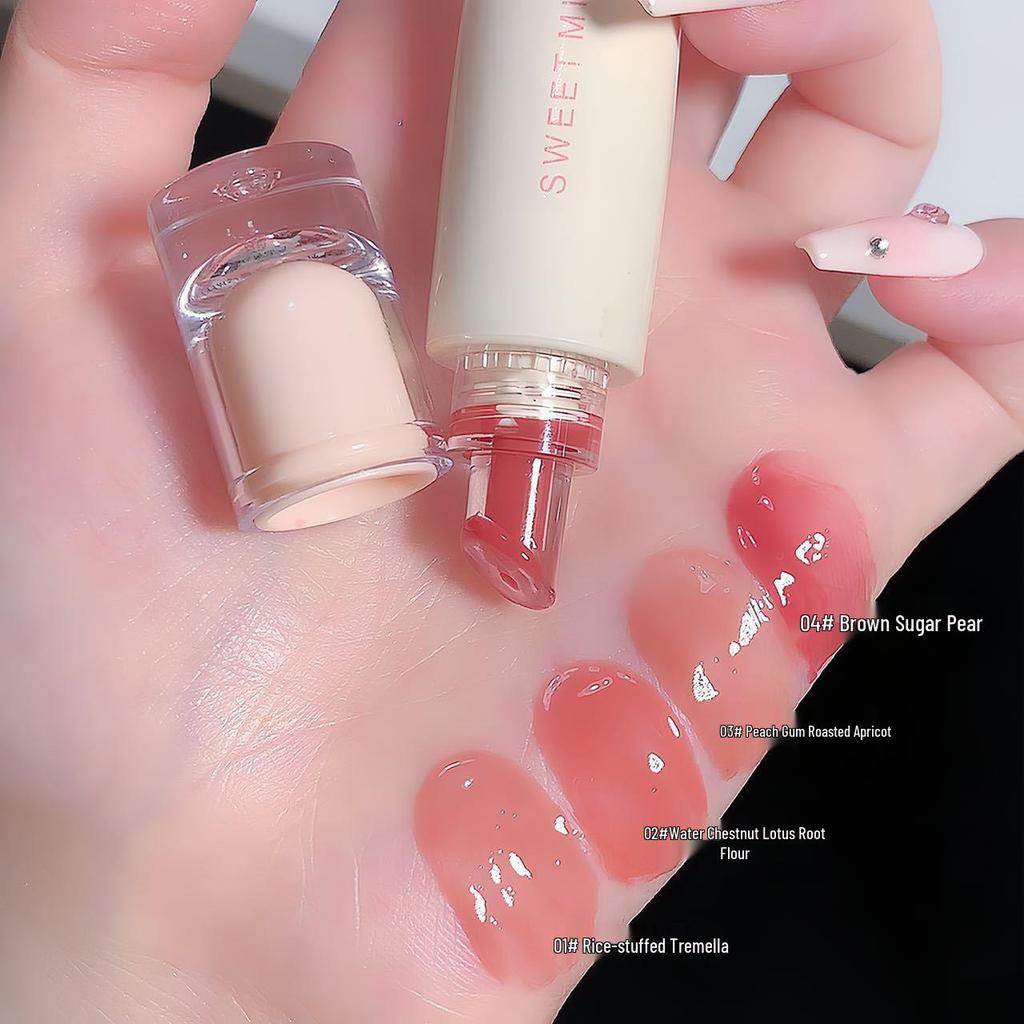 Sweet Mint Hydrating Lip Plumper: Waterproof, Long-Lasting, Glassy Finish Lip Glaze