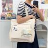 Cute Girl's Japanese Korean Casual Shoulder Cross-Body Bag: Large Capacity Primary School Student Backpack.