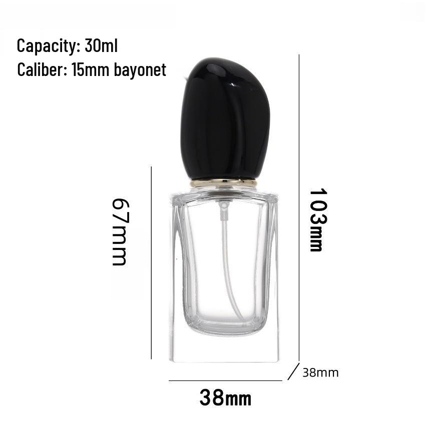 15-Hole Transparent Glass Perfume Spray Bottle – Empty Decanting Bottle for Brand Name Perfumes