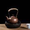Handcrafted Pure Copper Teapot 750ml Vintage Style Kettle Tea Brewing With Long Spout Or Cannon