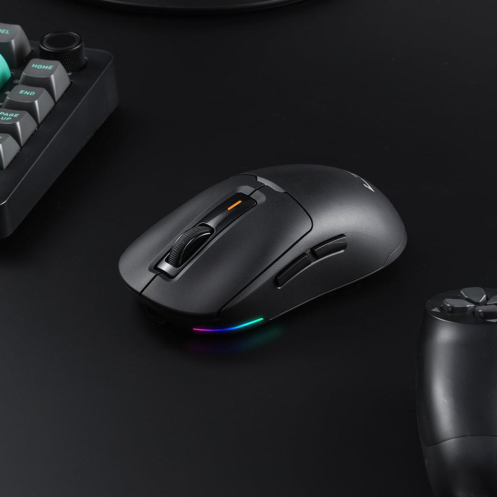 LTC GM024 Tri-Mode Wireless Gaming Mouse, 59g Ultra-Lightweight Ergonomic Gaming Mouse, 2.4GHzBTWired, 6-Level DPI 4800, 1000Hz, 5 Programmable