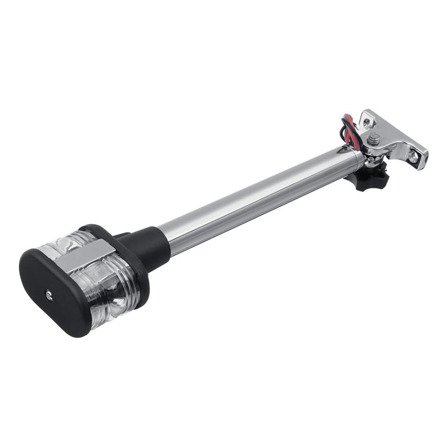 Fold Down Marine Boat Yacht 360° Navigation Light Stern Anchor Pole Lamp