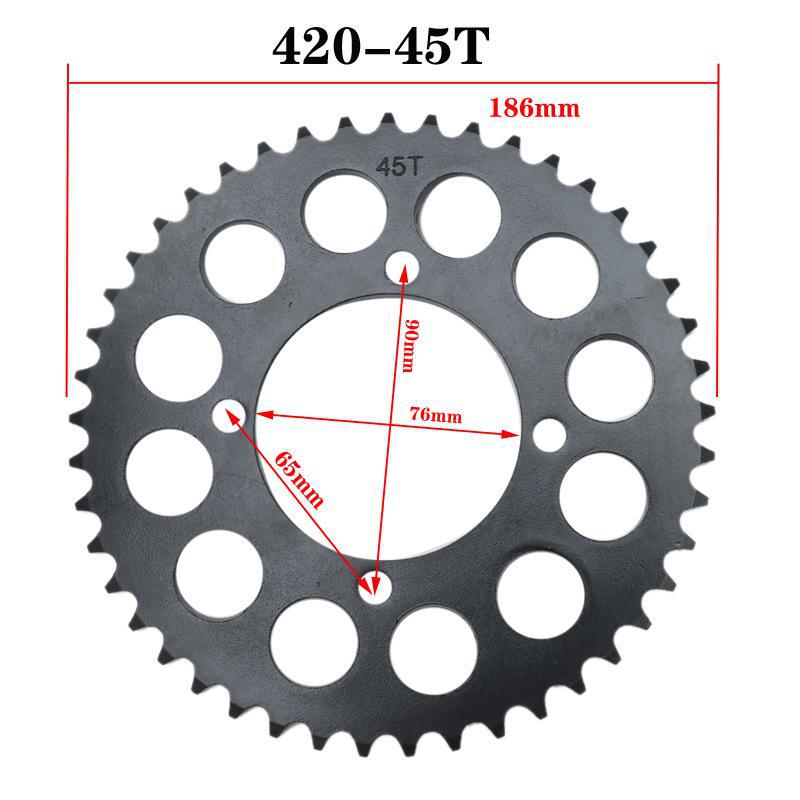 

Задняя звездочка для внедорожного мотоцикла Xiaogaosai в размерах 420#, 428#, 48T, 37T, 41T