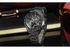 T-WINNER 8067 Men's Skeleton Automatic Mechanical Watch with Transparent Back – Business Style