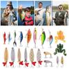 24pc fishing bait set gift box Christmas countdown fishing gear set gift Christmas bait themed fishing enthusiast gift box