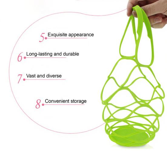 Багатофункціональна сітчаста підставка під чашку Силіконовий тримач для винних пляшок Ручний сітчастий кошик Розширюваний тримач для напоїв для пляшок Фруктів Гарячих страв