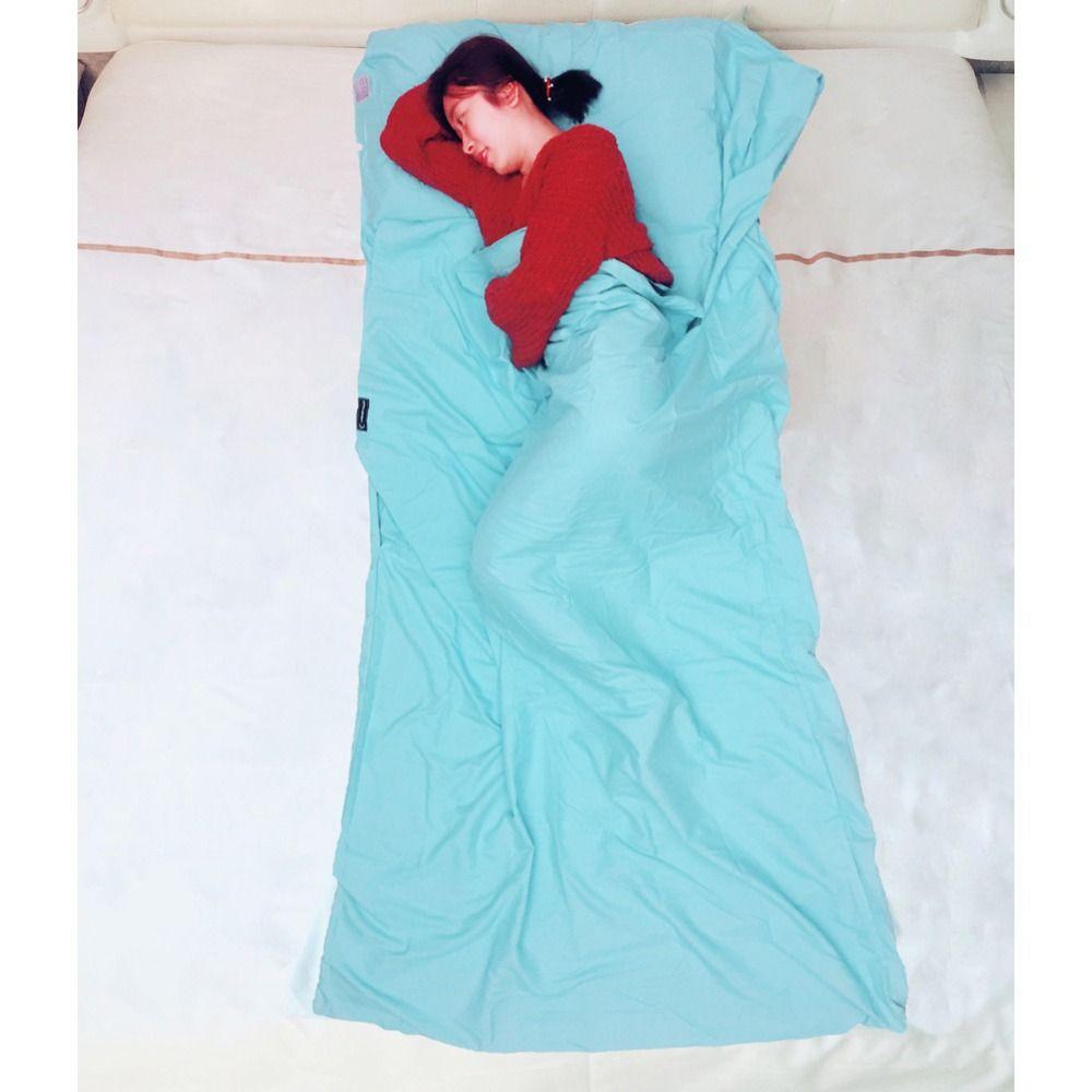 75*210cm Ultralight Sleeping Bag Folding Lightweight Travel Sleep Liner Sheet Septum Polyester Travel Sleeping Bag