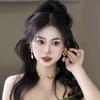 Zinc Zinc Alloy Heart Cameo Bracelet Court Style Retro Emboss Earrings Vintage Necklace  Wedding