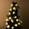 10 Rose Christmas Decoration String Lights Simulation Rose LED Light Post Lantern Lighting Fairy Lights Home Flower Party