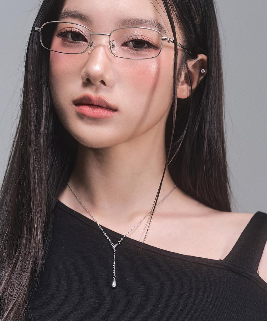 Zeroplanet Tears Drop Necklace [Silver]