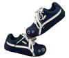 Lightweight Sneakers with Cushioned Comfortable for Daily Casual Simple Shoes Japanese Shoe Numerical [1/2plus] Women's Sole, Walking, (Navy, Size,