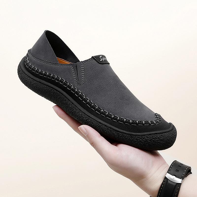 Hot Men Leather Casual Lightweight Shoes Outdoor Comfortable High Quality Fashion Soft Classic Non-slip Flats