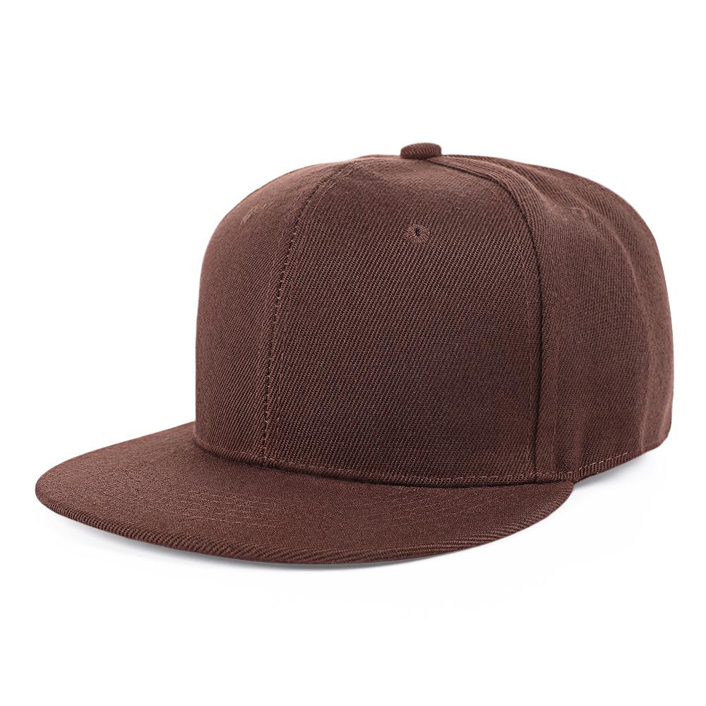Spring/Summer Trendy Unisex Polyester Flat Brim Hat with Embroidered Logo - European & American Style