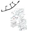 Fuel Injection Nozzle Harness Plug Lnjector Injector Wiring Assy 338104X500 For KIA Carnival Sedona 2.9L J3 Diesel 2001- 2009