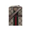 Gucci Ophidia Vintage Logo Pasek Płótno i Skóra Torba Kurierska na Aparat Mini Torby Unisex 671682-96IWT-8745