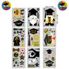 9 Pcs/set Wall Sticker Pvc Graduation Season Stickers Electrostatic Window Stickers