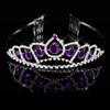 Große Königin Prinzessin Krone Diadem Grün Rot Strass Kopfschmuck Kopf Kristall Tiara Braut Hochzeit Haarschmuck Accessoires