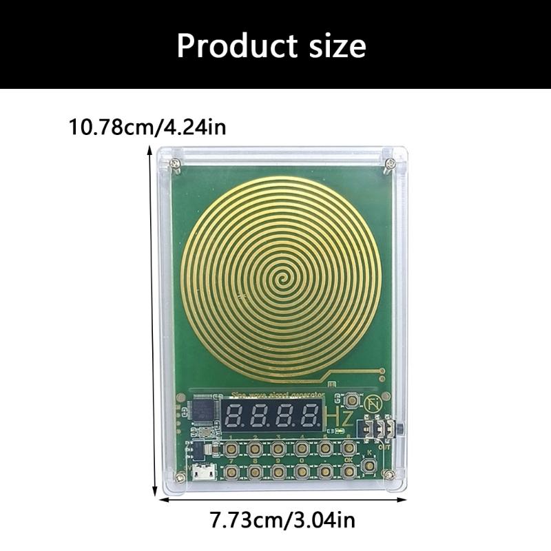 Schumann Waves Generator Resonances Generator 7.83Hz High Stability Frequency Adjustable from 0.1HZ~99999HZ Ranges