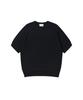 NOWANDTOMORROW Essential Half Knit [Black]
