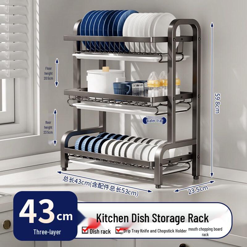 Yuzhuxun Wall-Mounted Kitchen Dish Rack