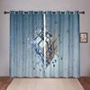 High Shading Thick Solid Cubes Blok ColorfulBlackout Window Curtain for Bedroom Living Room Bathroom Kicthen Door Hall Home Hook