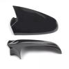 Glossy Black Pair Side Mirror Cover For Vauxhall For Opel Astra H MK5 Door 2004-2009 Glossy Black Rearview Mirror Cap Cover