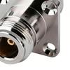 High Performances N Female to N Female Connector Coaxial Adapters Convertor for Professional Networking Equipment