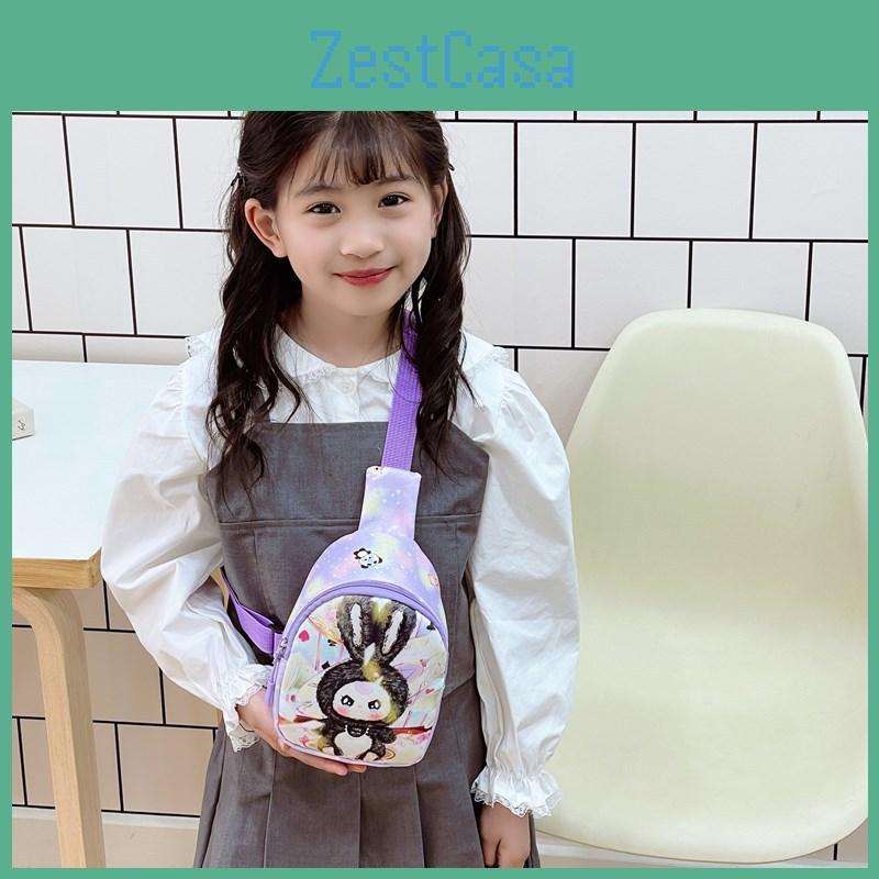 Kids Bag Shoulder Fashion With Cartoon Baby Three Print For Interior Outings