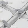 Shower stool with 6-  height- , non-slip rubber feet for the bath st for older people