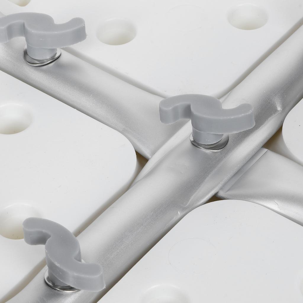 Shower stool with 6-  height- , non-slip rubber feet for the bath st for older people