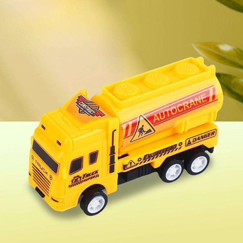 Kinderspielzeug Auto Trägheit Sanitär LKW Modelle Pull Back Militärtechnik Fahrzeug Feuerwehrauto Jungen Spielzeug für Kinder Geschenk