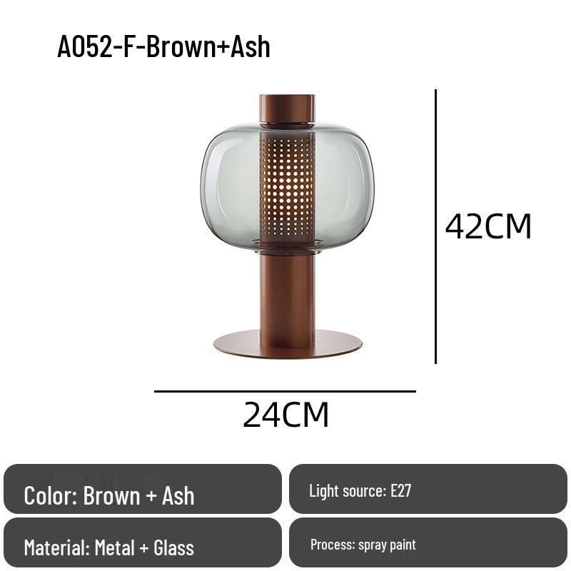 Nordic Modern Minimalist Glass Bedside Lamp for Designer Showrooms, Hotels & B&Bs