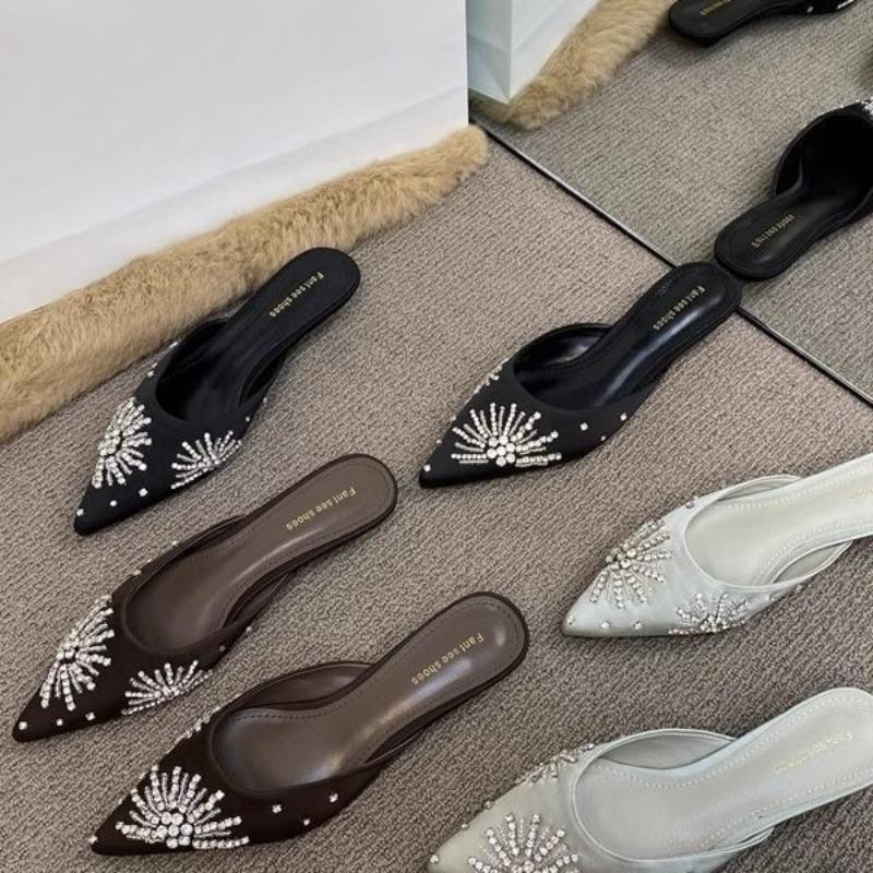 Flat-top Front Slip-on Shoes - New Style, Versatile, Comfy Lazy Slant-toe Women's Shoes