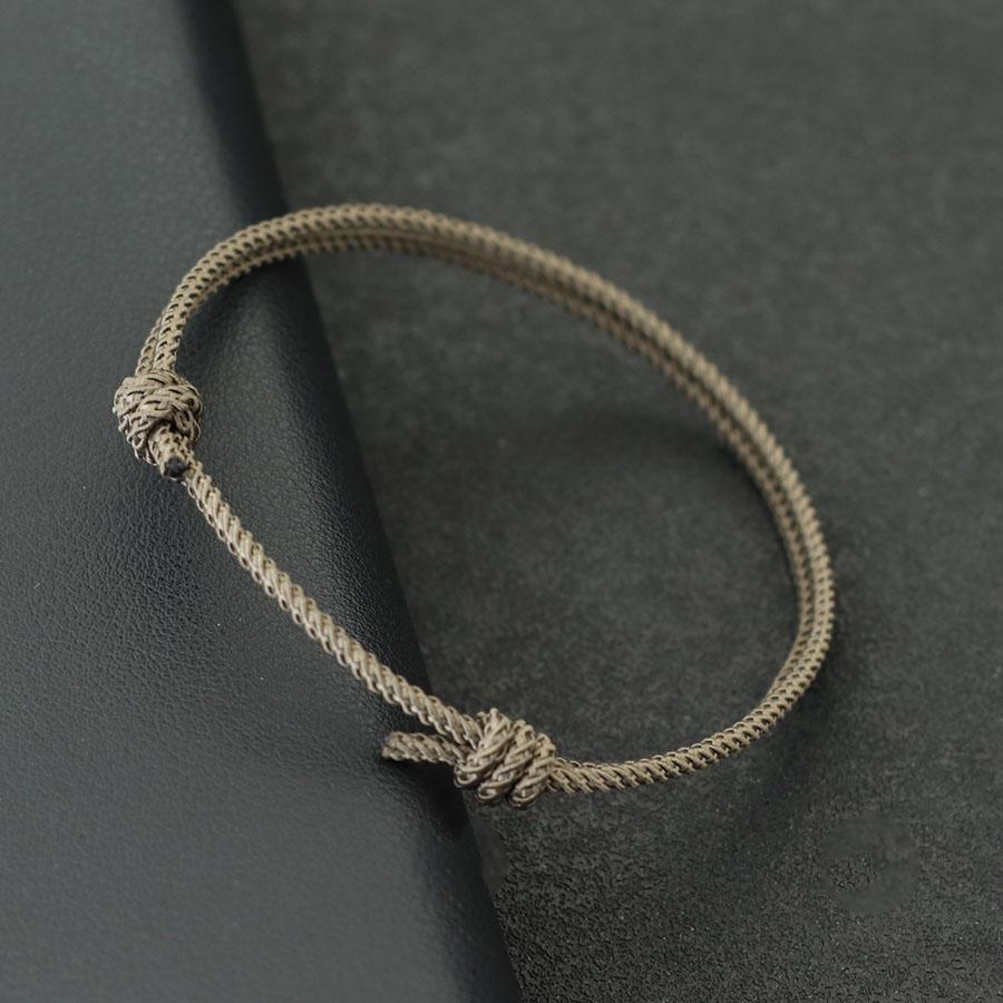 New Handmade Christmas String Bracelet Unisex Adjustable Thin Rope Braslet Friendship Jewelry Casual Versatile Accessories Joias
