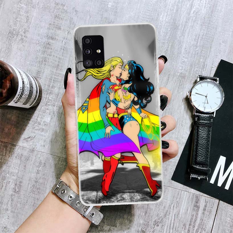 Homosexuell Lesben LGBT Regenbogen Stolz KUNST Telefon Fall Für Samsung Galaxy A52 A53 A12 A13 A22 A23 A32 A33 A72 A73 A42 A02S A03S 5G A50S C