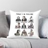 John Wick Funny Feelings Keanu Reeves Square Pillowcase Polyester Linen Velvet Creative Zip Decorative Home Cushion Case