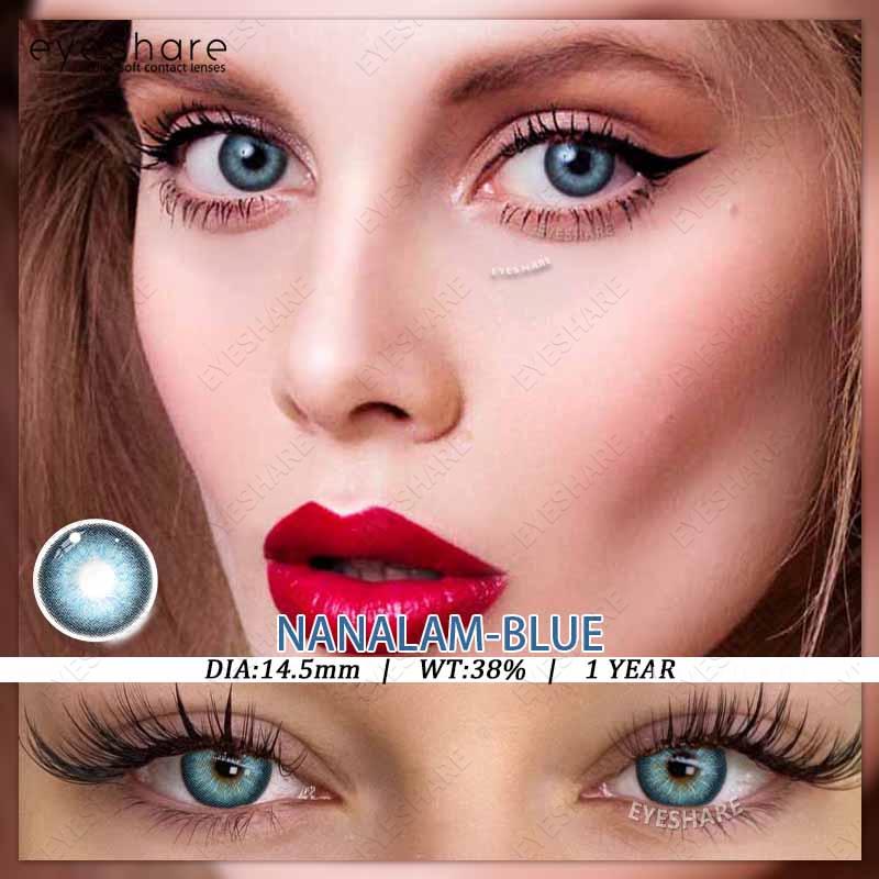 Eyeshare Colored Contact Lenses Purple Fashion New Style Contact Lenses Gray Natural Comfortable Colored Lenses Pink Makeup Colored Lenses 1 Pair