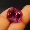 Natural Pink Tourmaline Loose Gemstone Cushion Cut 19.35 Ct Enhanced October Birthday Birthstone