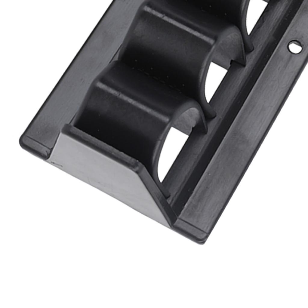 Whip Rack Black Horse Crop Holder ABS Wall Mount Holds Up to 11 Whip Or Crop Horse Holder for Horse Stable Fishing Pole